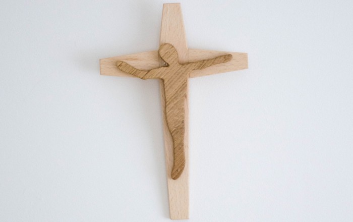 Modern crucifix for the wall